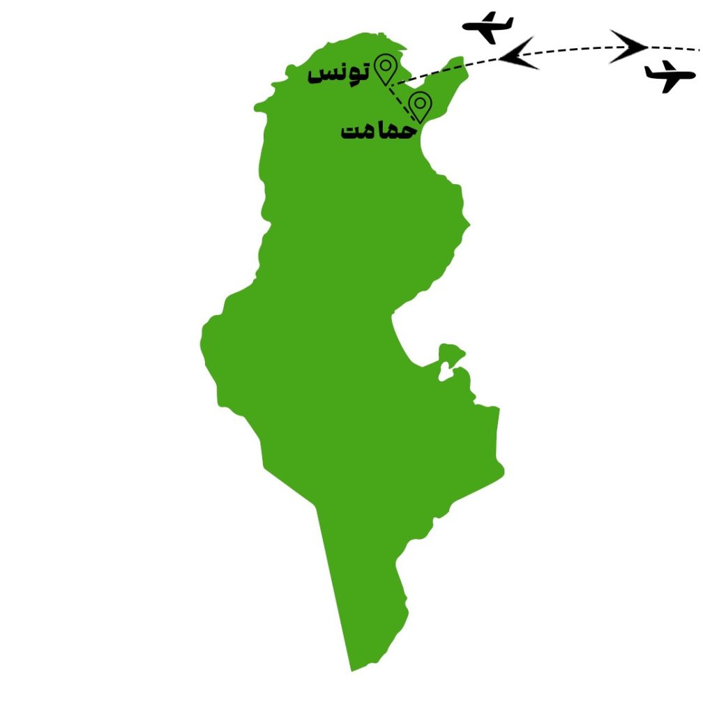 نقشه تور تونس